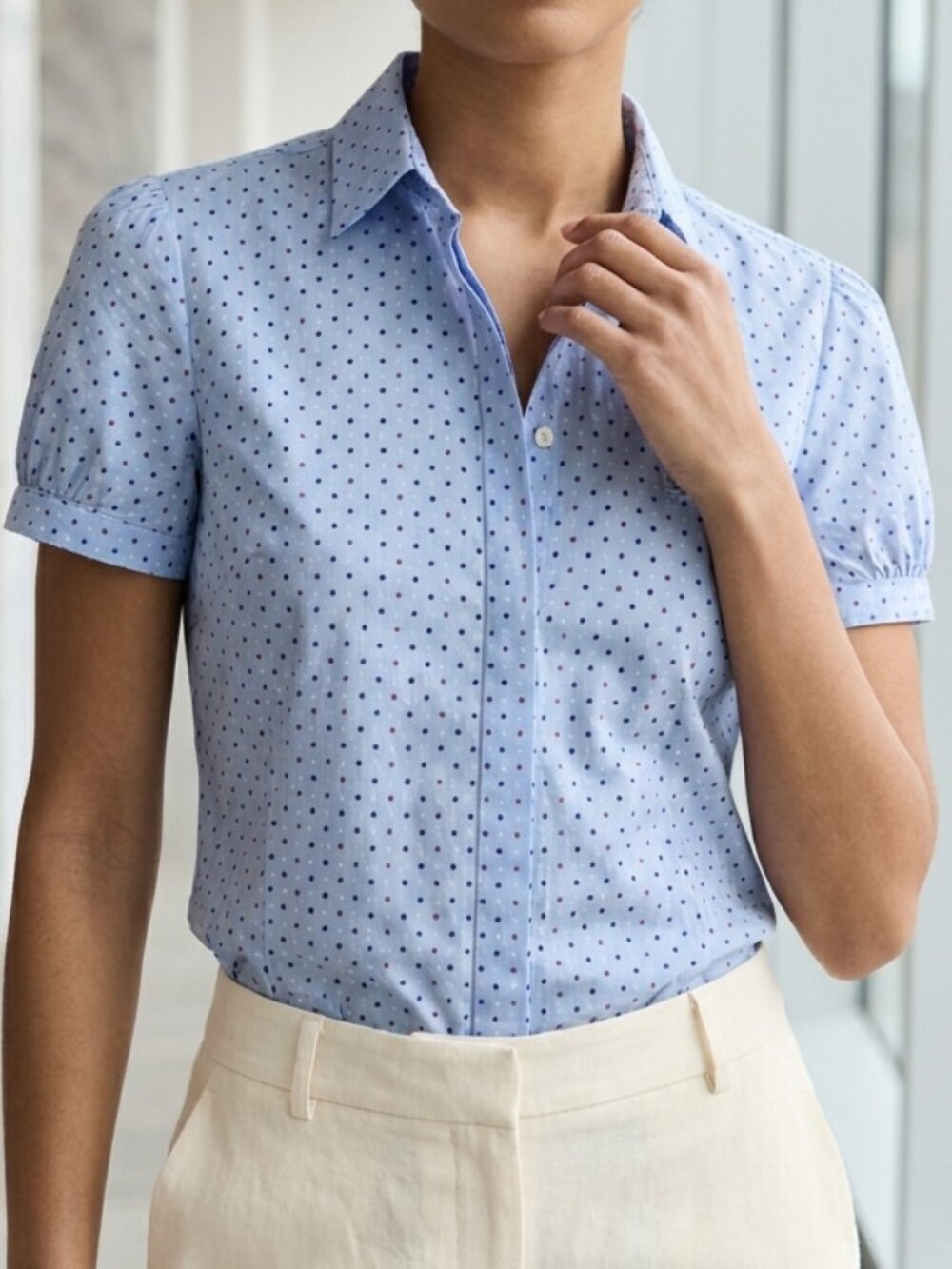 Dsquared2 (Made in Italy) short sleeve button-down shirt 💙